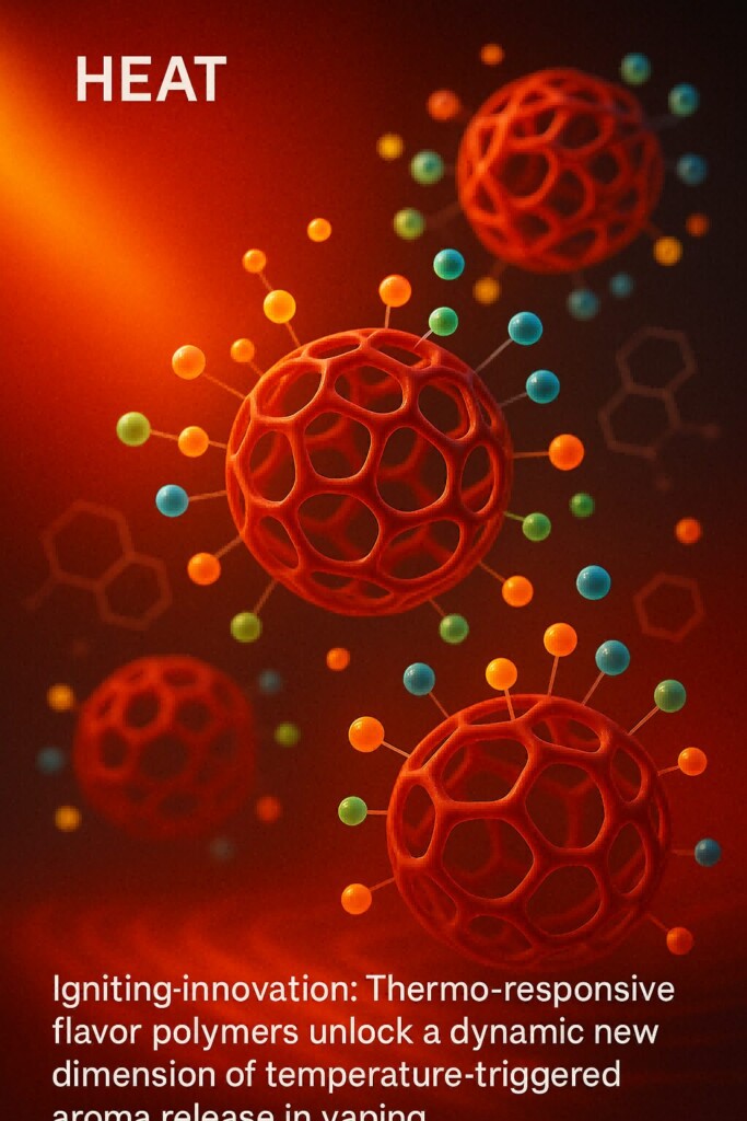 Release of thermosensitive flavor polymers Flavor Concentrates for E-Liquids
