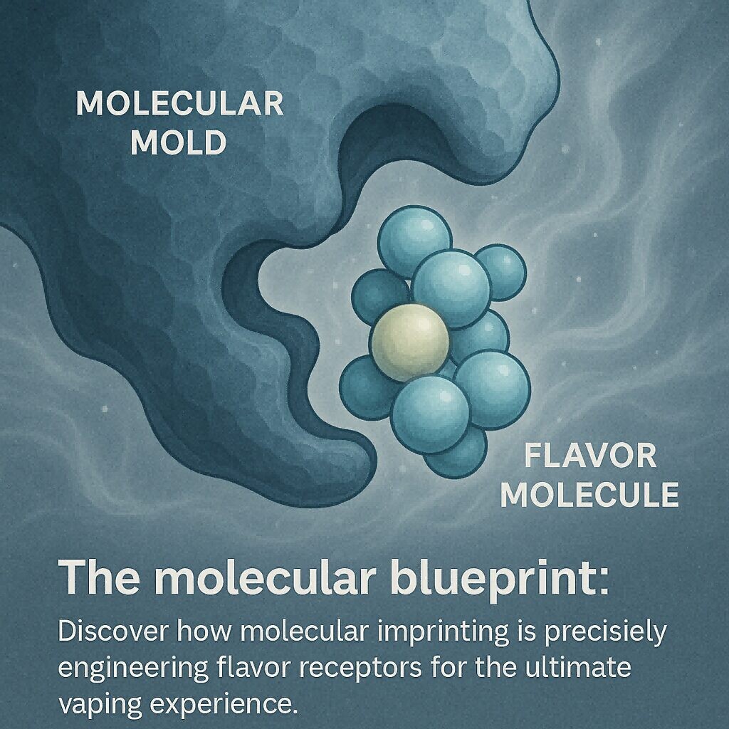 Molecular imprinting and fragrance molecules Flavor Concentrates for E-Liquids