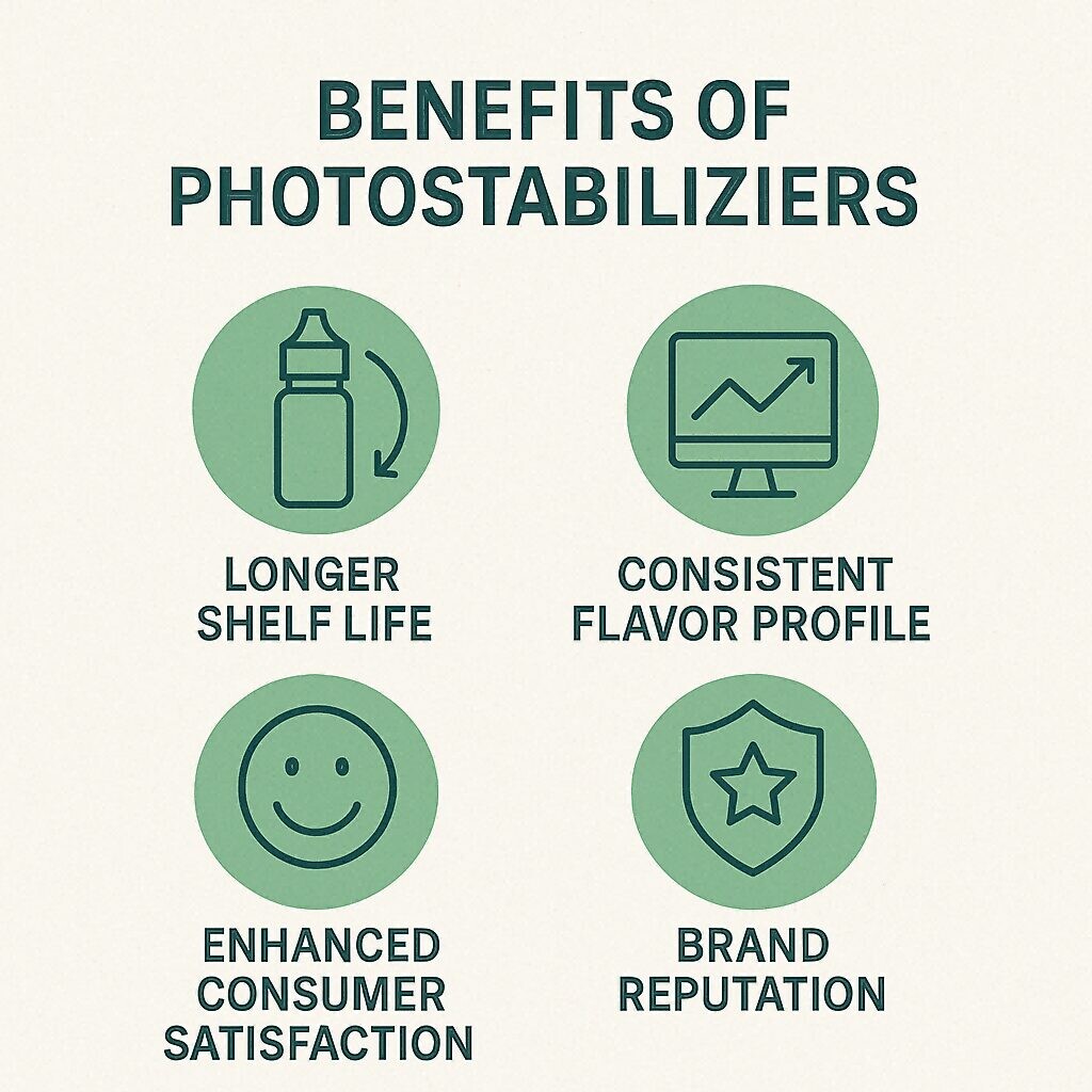  Four major benefits of light stabilizers，Flavor Concentrates for E-Liquids