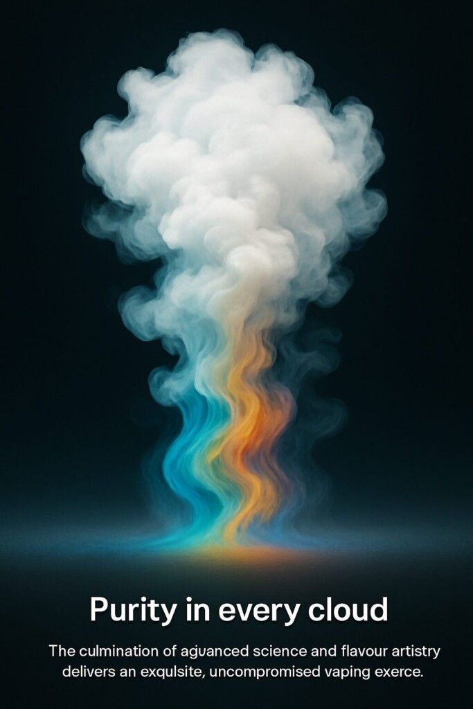 Colorful dance of steam cloud Flavor Concentrates for E-Liquids