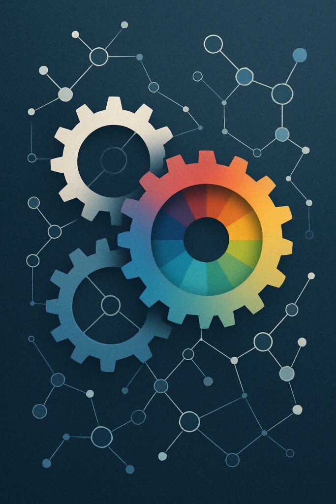 Roue chromatique entrelacée avec des concentrés de saveur de structure moléculaire pour les e-liquides