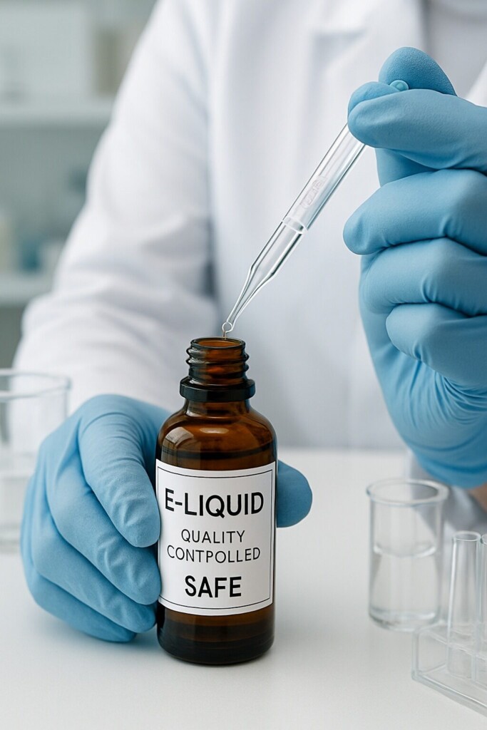 Manipulation des liquides dans les concentrés de saveur de laboratoire pour les e-liquides des saveurs e-liquides saveurs cuiguai