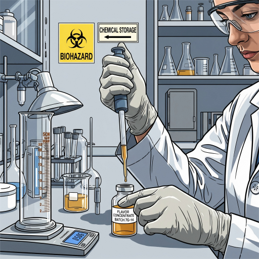 质量保证：电子液体电子液体口味+cuiguai风味的风味制造风味浓度的安全性和控制