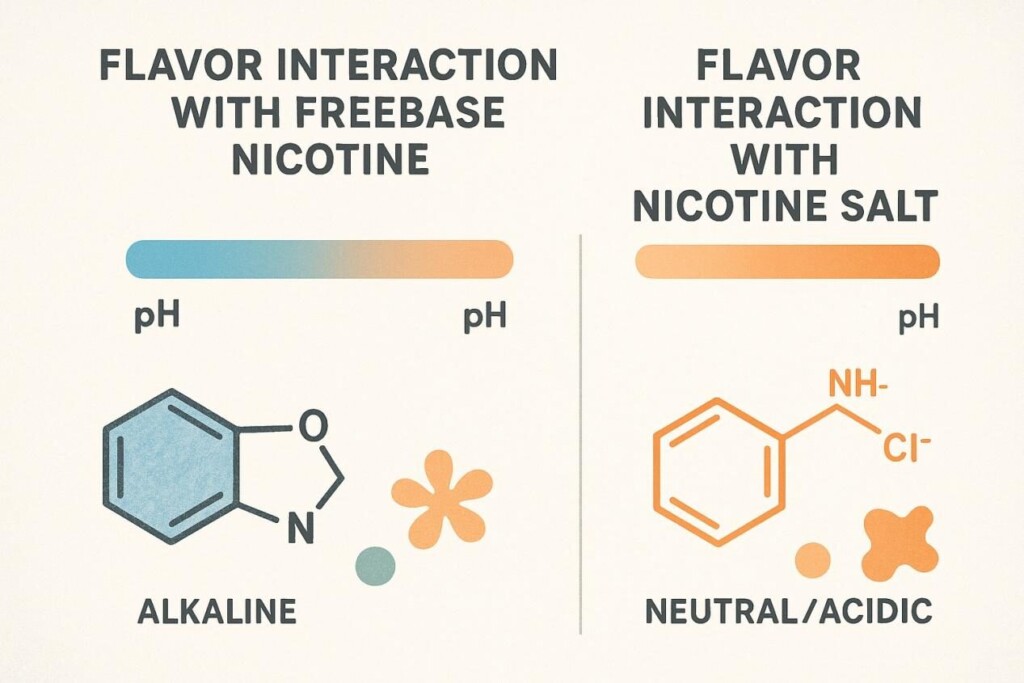 The Taste Interaction of Free-Radical and Salt Nicotine Flavor Concentrates for E-Liquids+E-liquid flavors CUIGUAI Flavor