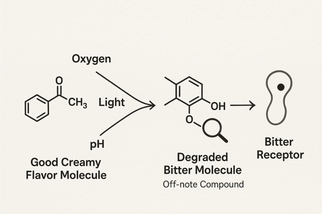 Oxidation and bitter taste receptor interactions Flavor Concentrates for E-Liquids+E-liquid flavors CUIGUAI Flavor