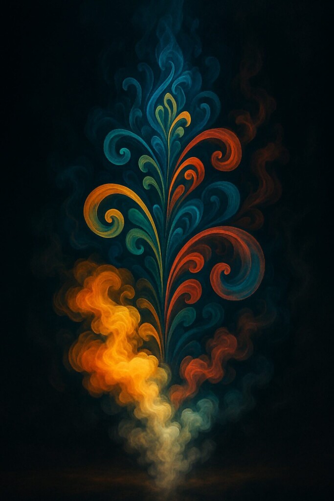 Colorful dance of smoke Flavor Concentrates for E-Liquids