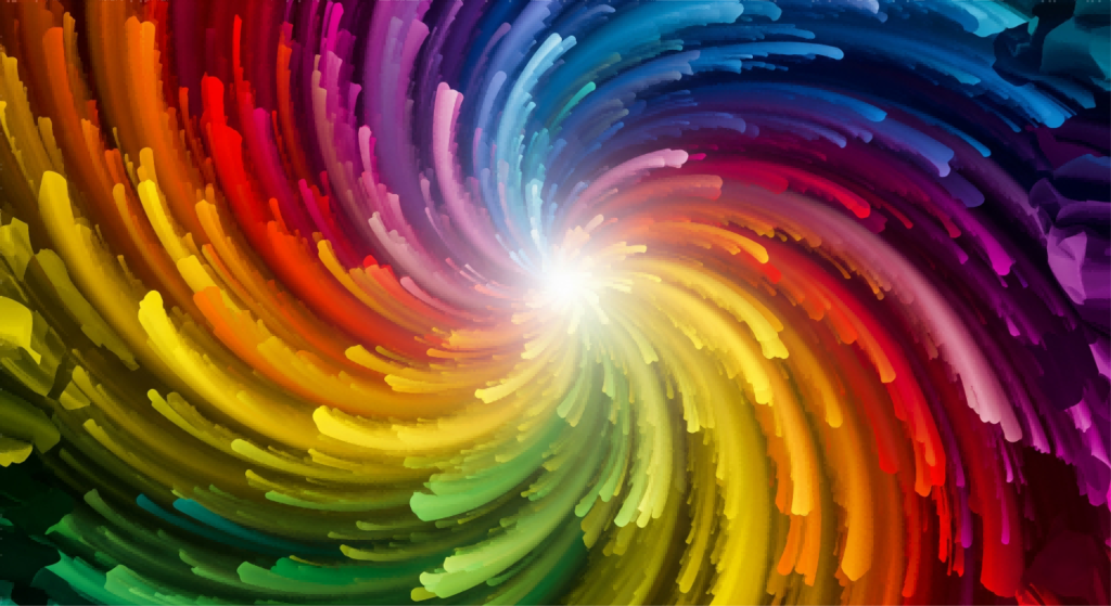  An abstract and artistic image representing harmony and diversity in flavor. A spectrum of seamlessly blending colors and abstract shapes converges towards a central, luminous point, symbolizing a perfect balance of different preferences and universal satisfaction. The image has a realistic shooting effect, giving it a painterly yet photographic quality.