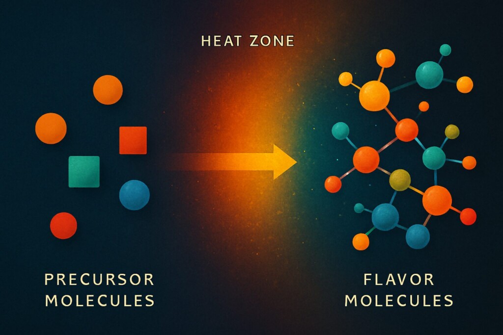 Molecular Transformation and Flavor Formation Flavor Concentrates for E-Liquids