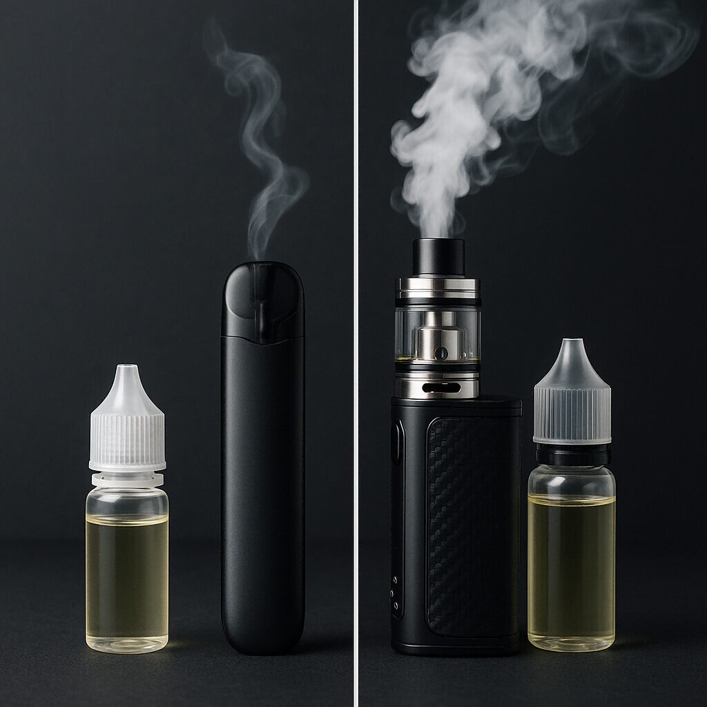 Discover our premium e-liquid flavor concentrates, designed for both compact pod systems and high-powered box mods. We provide the perfect balance of flavor and vapor production for every type of vaping device.