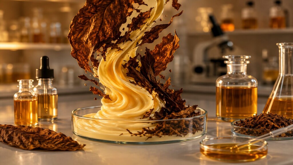 Explore the science behind custard tobacco e-liquid flavor — a premium fusion of rich tobacco and creamy custard, manufactured by Guangdong Unique Flavor Co., Ltd., a leading e-liquid flavor supplier in China.
