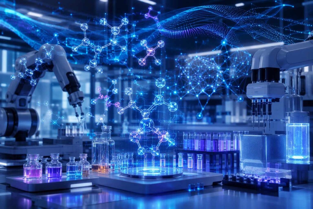 A comprehensive analysis of how AI and machine learning are transforming e-liquid flavor development — covering generative AI flavor prediction, neural network aroma mapping, cross-category innovation speed, and what it means for B2B flavor concentrate manufacturers globally.