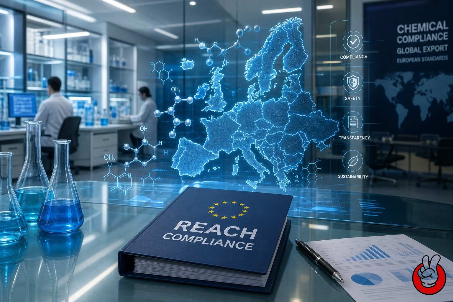 A comprehensive technical guide to REACH compliance for exporting e-liquid flavors and chemical compounds to the European Union. Covers ECHA regulations, registration processes, UVCBs, and SVHC management for flavor manufacturers.