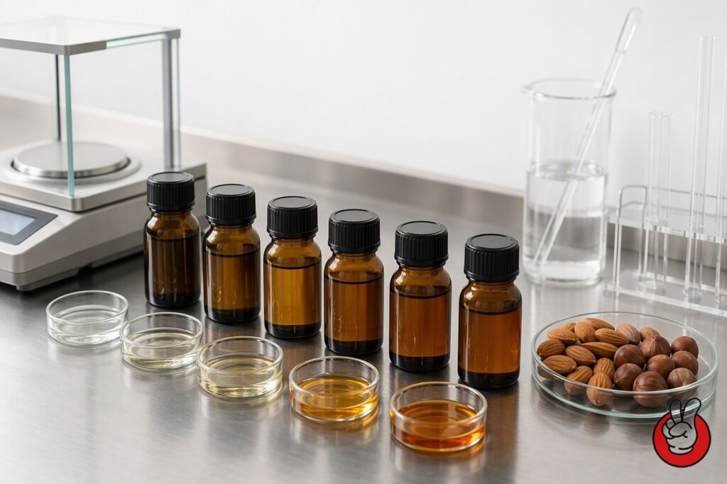 Tree nut and peanut flavour inputs explained: which vape flavours use real nut extracts, how protein content is assessed, and what should be declared.
