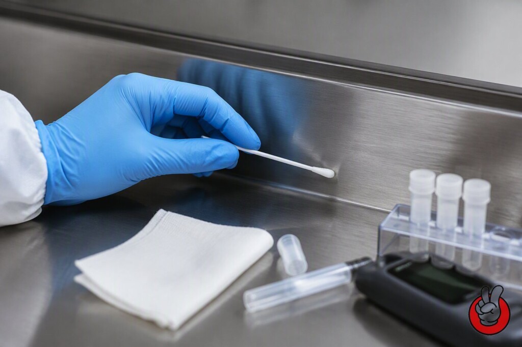 How swab sampling, ATP testing and environmental monitoring verify that a cleaning protocol actually works between production campaigns.